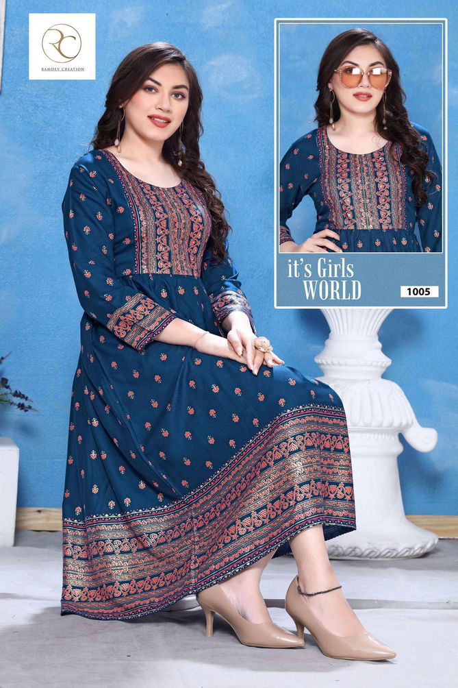 Rc Lakeme 2 Printed Kurtis Catalog